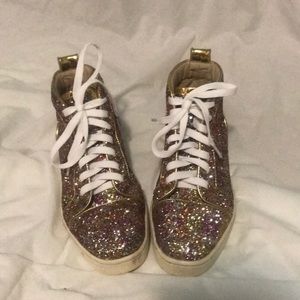 Christian LouBoutin Glitter Sneakers